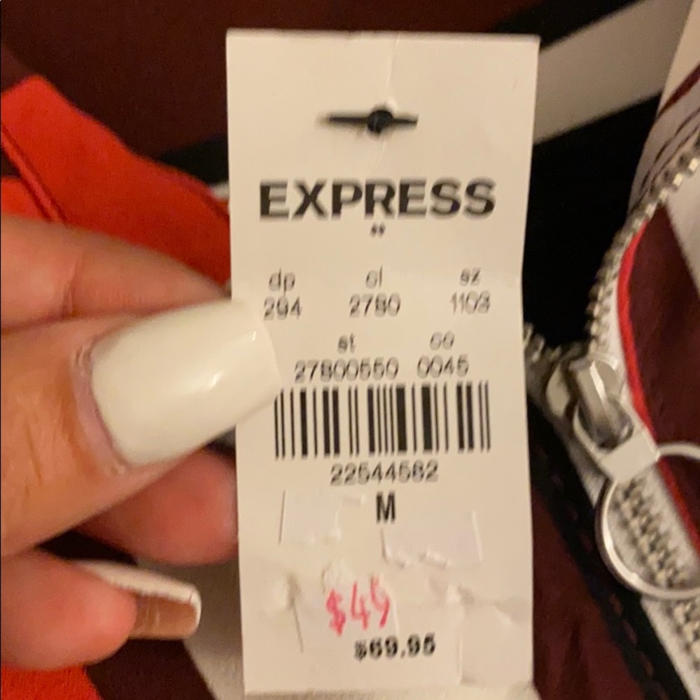 Express zipper dress stripes - Picture 4 of 4